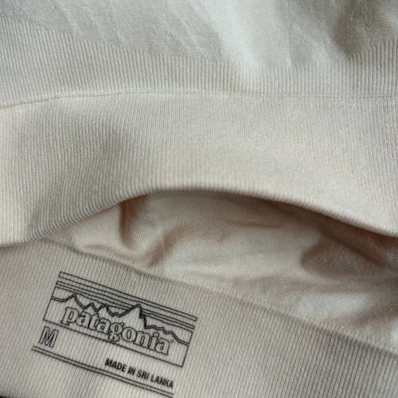 Patagonia Women's Barely Everyday Bra Valley Flora Jacquard Cameo Size M - Picture 6 of 6